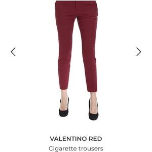 Valentino RED cigarette trousers size 6